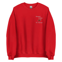 Mommy Likes It Spicy embroidered sweatshirt