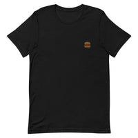 Pixel Cheeseburger embroidered tee