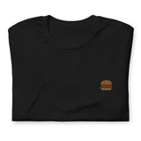 Pixel Cheeseburger embroidered tee