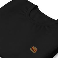 Pixel Cheeseburger embroidered tee