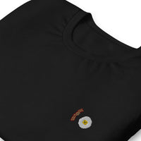 Pixel Bacon & Egg embroidered tee