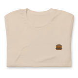 Pixel Cheeseburger embroidered tee